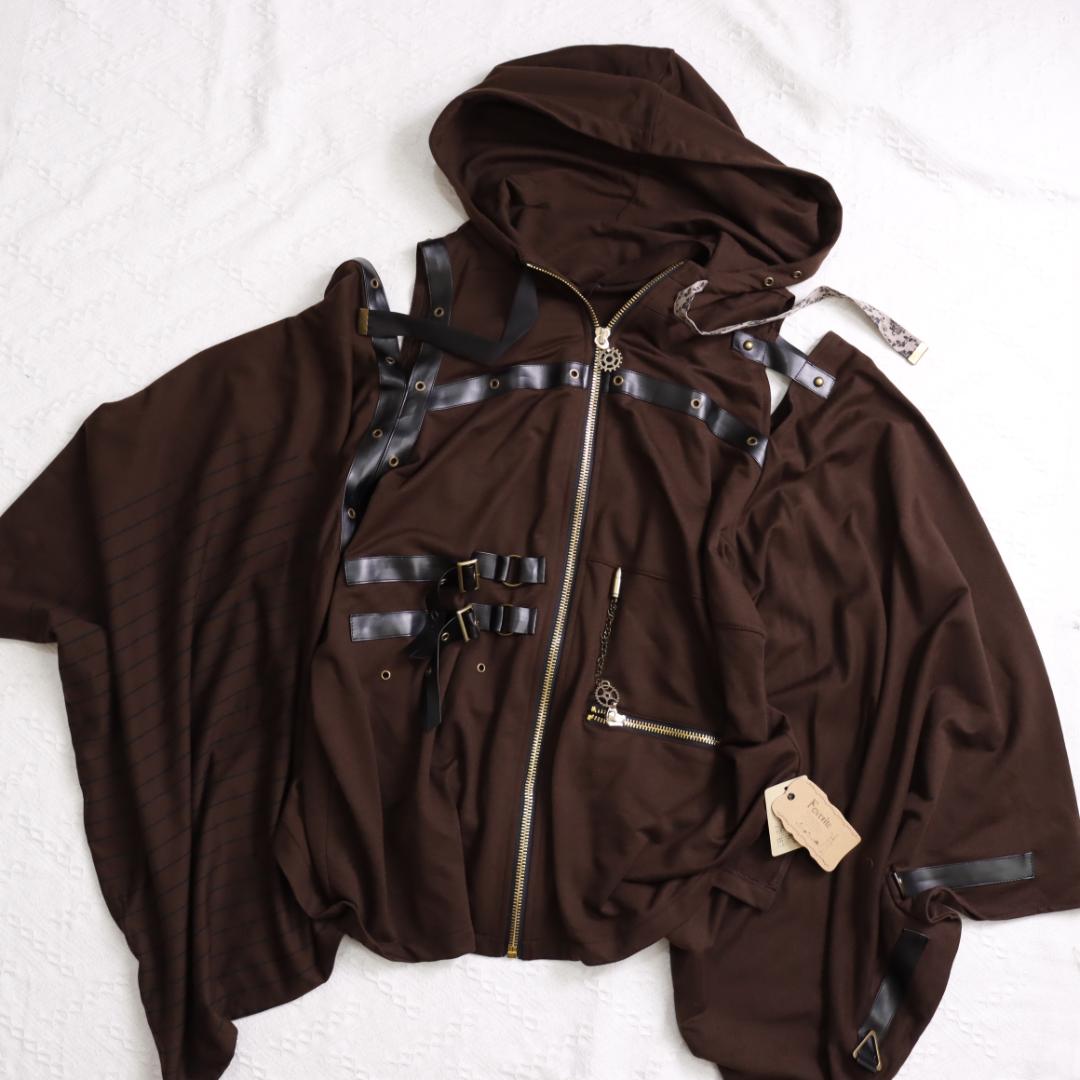 タグ付き未使用！favorite　スチームパンク　狩衣パーカー　志島とひろさん