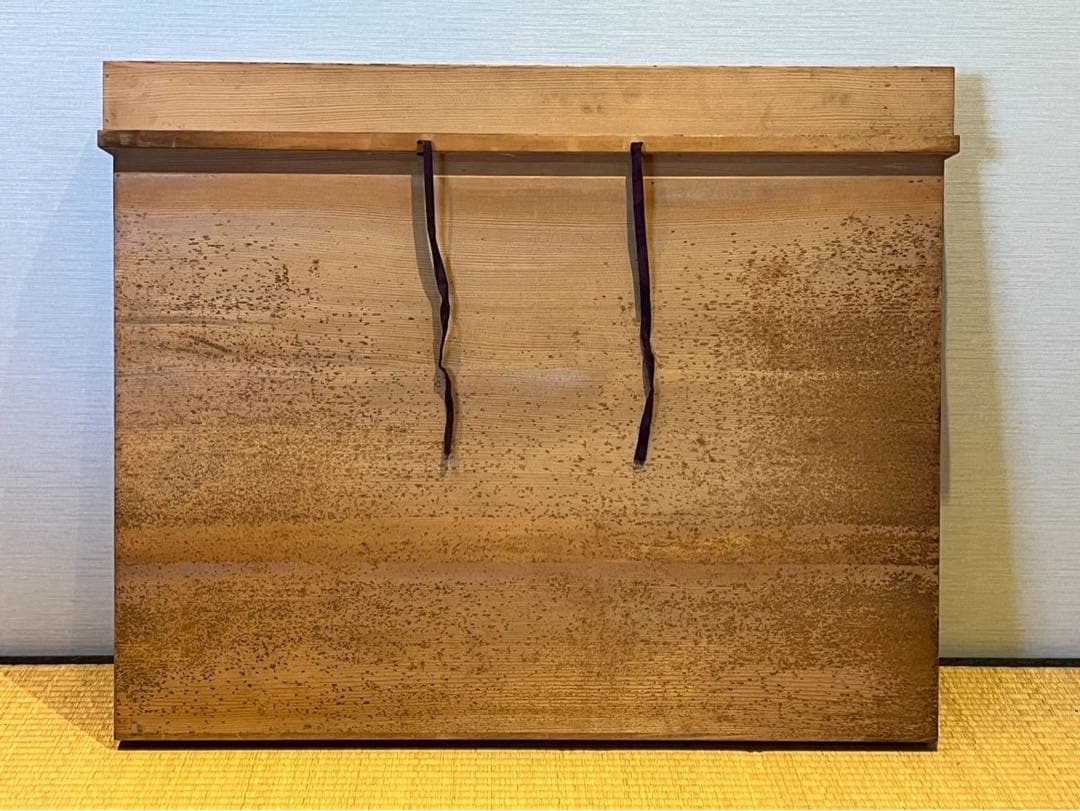 指物師 井川信斎 作 金張組子風炉先屏風 共箱 茶道具