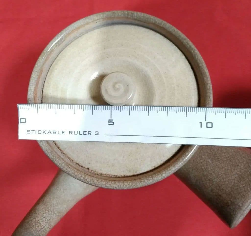 萩焼の大きな横手急須 田原陶兵衛 箱無 昭和初期 煎茶道具 宝瓶