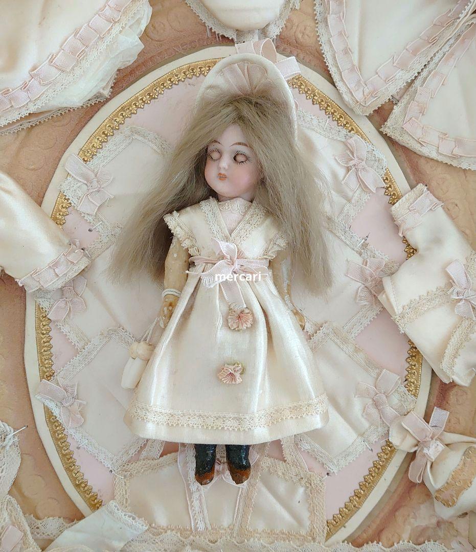 稀少・フランスアンティーク フレンチミニョネット　オリジナルボックスセット