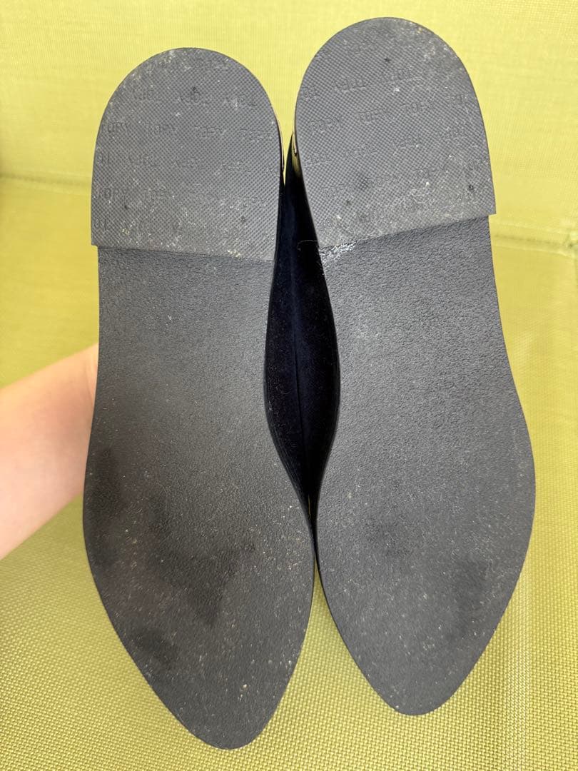 値下げ！TOGA PULLA ネイビーフリンジローファー