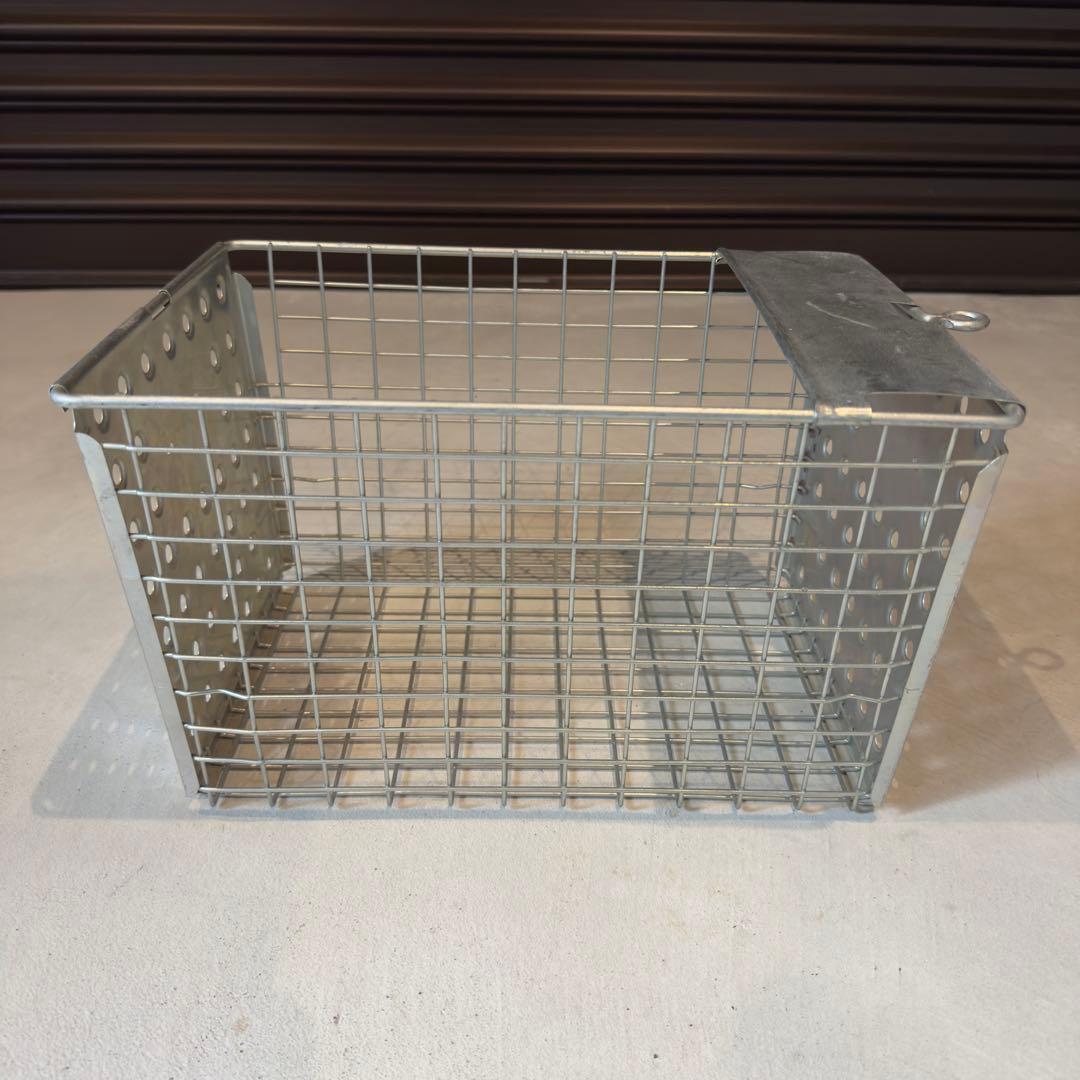 美品 ワイヤーバスケット Vintage ビンテージアメリカ ギアコンテナ