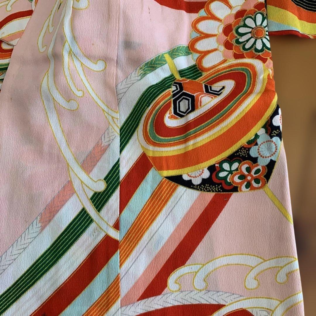 アンティーク　レトロ　骨董品 昭和初期　伝統的な子供用着物 2枚