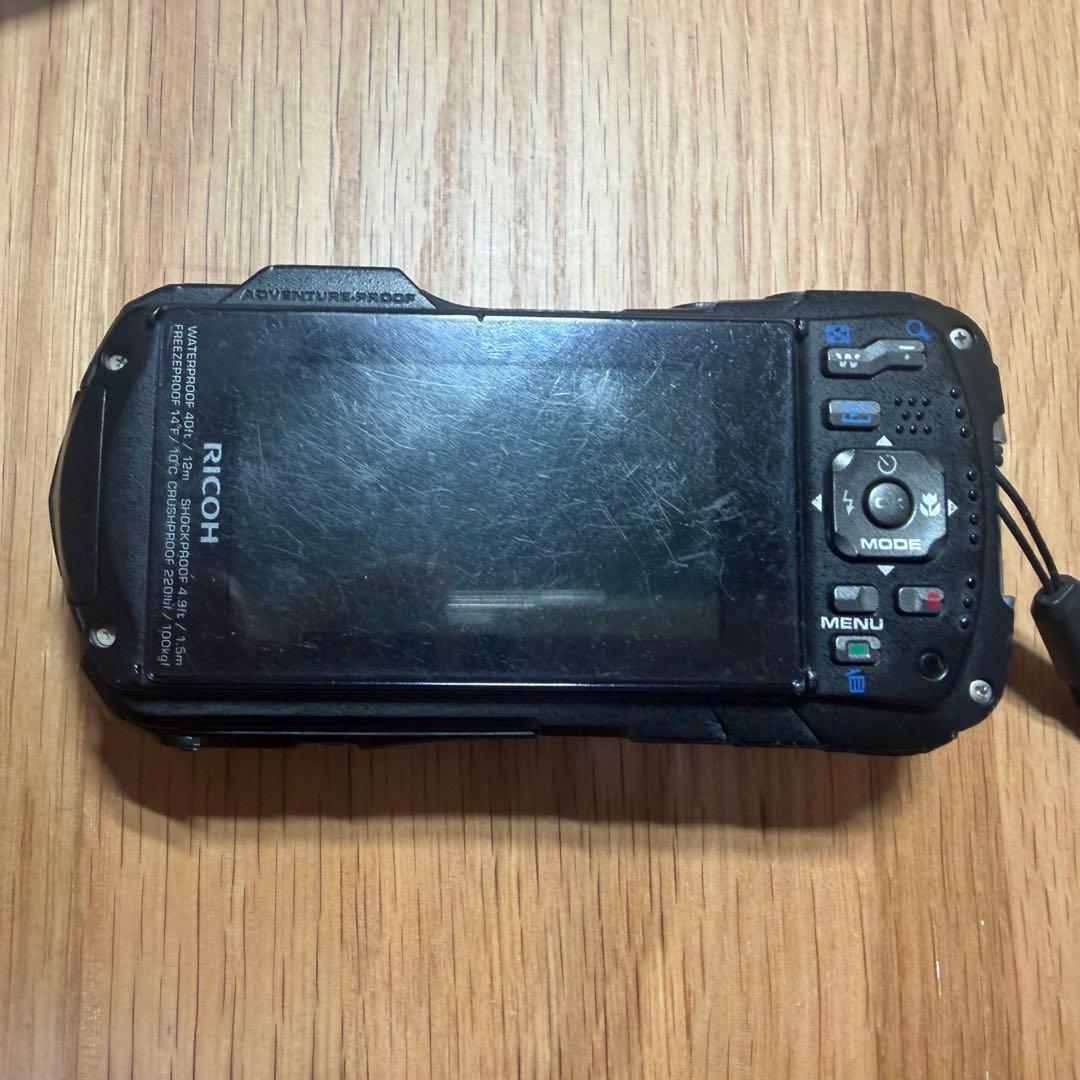 RICOH WG-30 防水デジタルカメラ 純正＋社外バッテリー計3個 充電器付