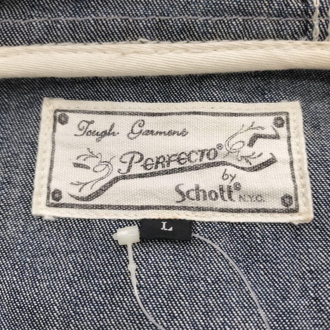 user_ff3a26c5 SCHOTT ダッフルコート デニム L 濃紺