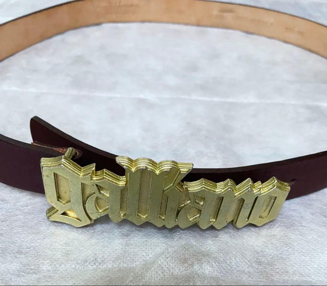 希少 galliano JOHN GALLIANO ガリアーノ ロゴベルト 85