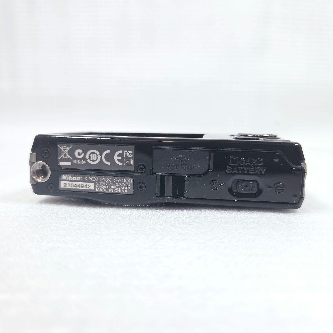 【美品】Nikon COOLPIX S6000 ブラック デジタルカメラ