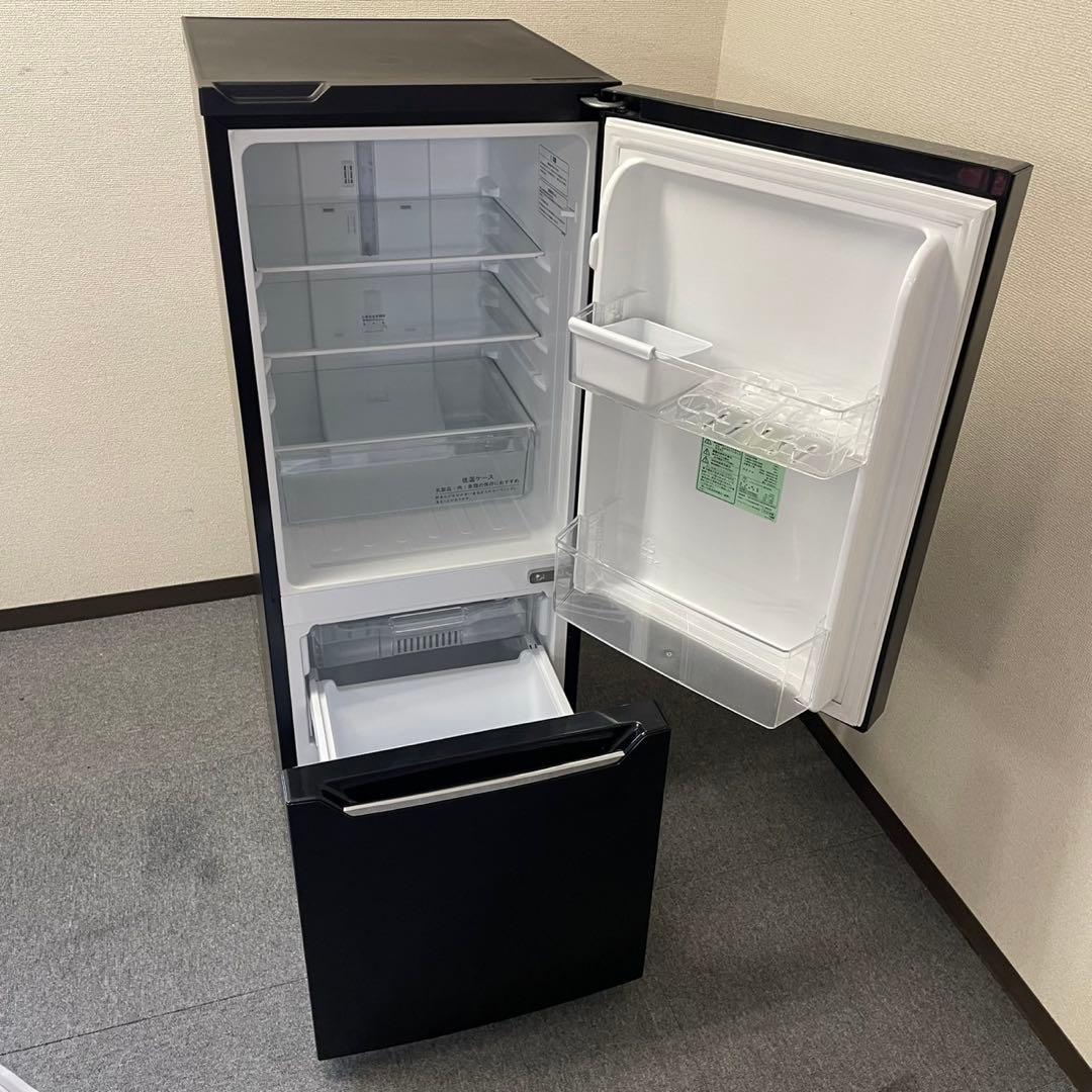 【美品】Hisense ブラック冷蔵庫 150L HR-D15CB 2020年製