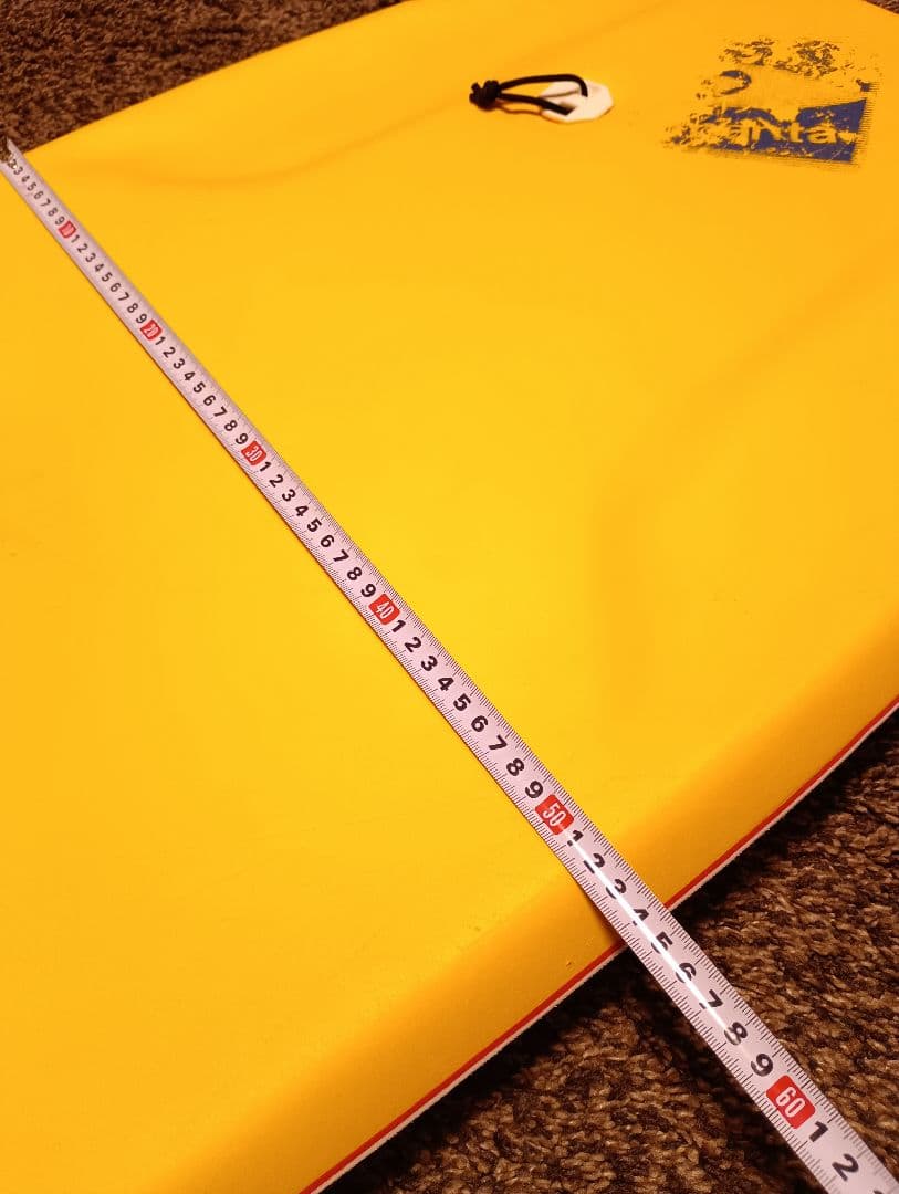 マンタ manta ボディボード イエロー 約105cm✕55cm