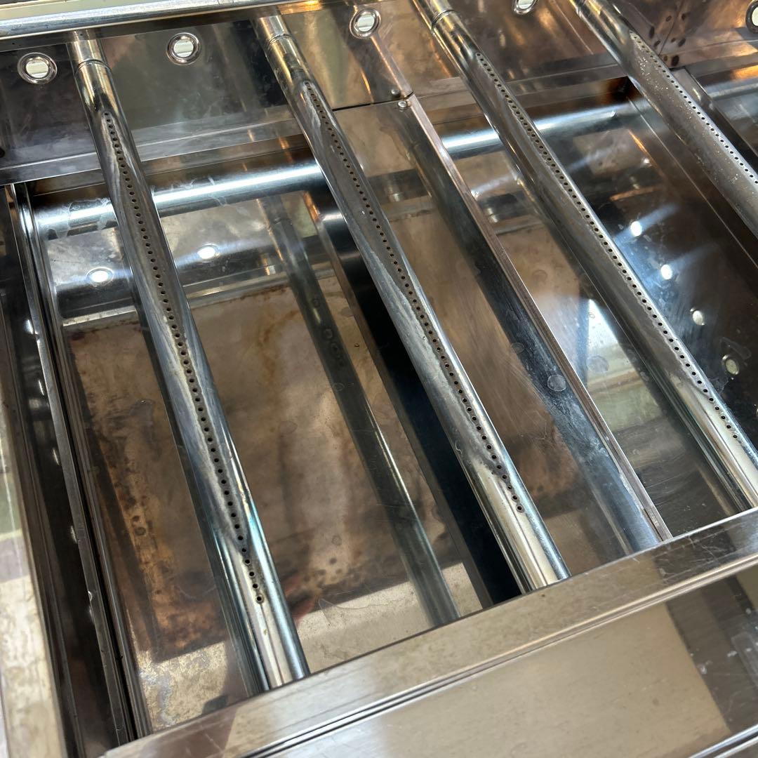 AKS ステンレス グリドル 4バーナー