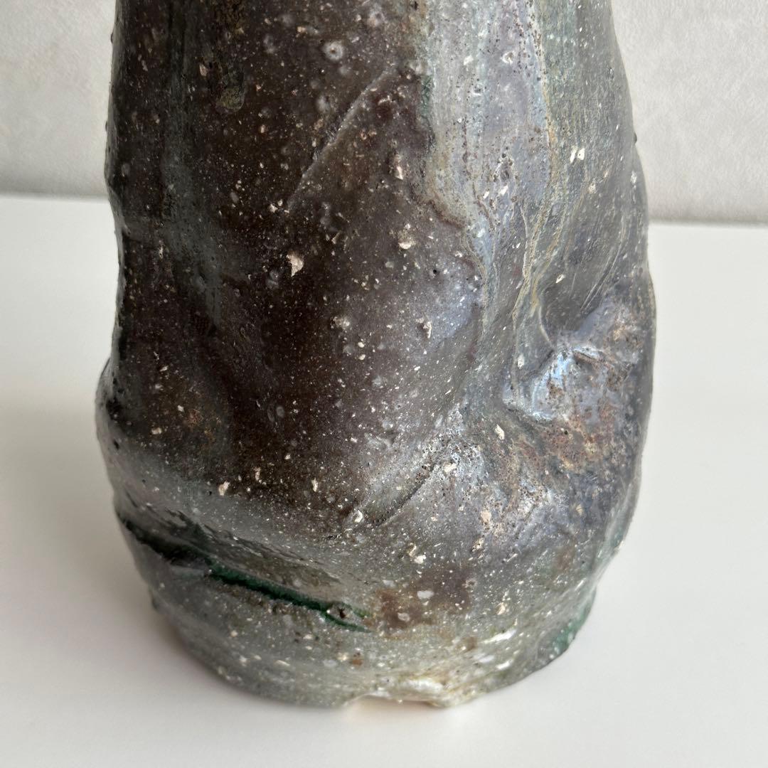 古谷道生 伊賀 花器 伊賀花入 「宙のグラス」共箱