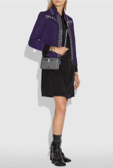 いの☆コーチ☆お財布ショルダー バッグ ミニショルダー☆ポーチ付き☆革