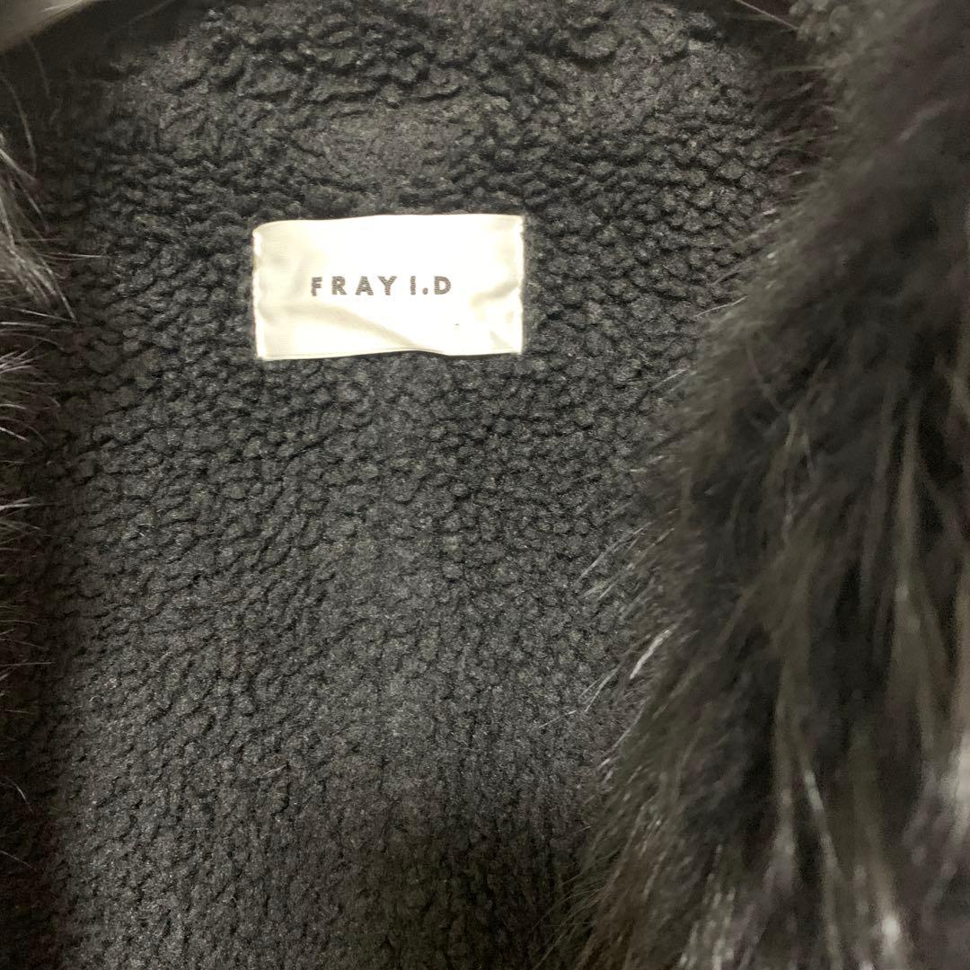 ボリュームファー付きモッズコート　Y2K 平成ギャル　フェアリーグランジ