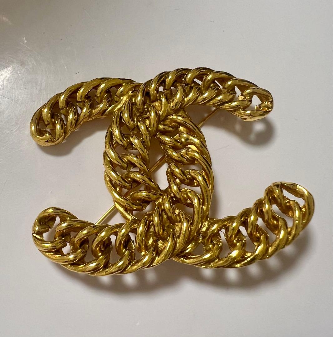 CHANEL ブローチ ココマーク　チェーン