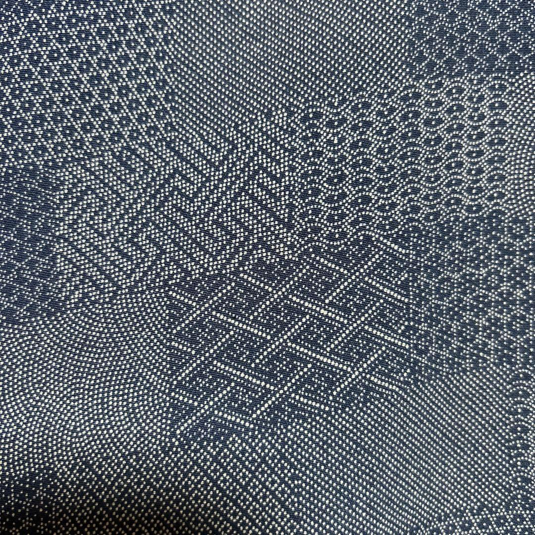 新品　美品　袷　正絹　作家　やまと　江戸小紋　寄せ小紋　フルセット