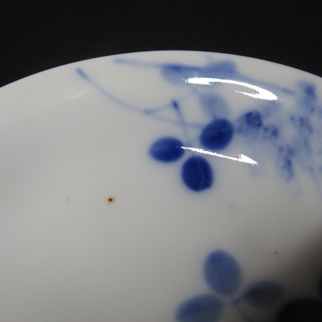 伊万里中手塩皿 草文様 染付 古伊万里 共箱 26枚 まとめ売り 小皿