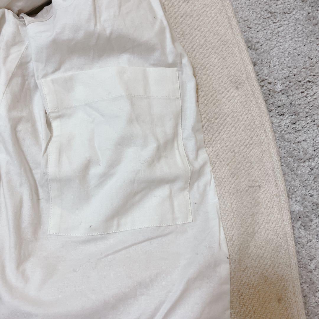 A3209【アニエスベー】希少✨ウール混合ジャケット/似顔絵モチーフ/2/M