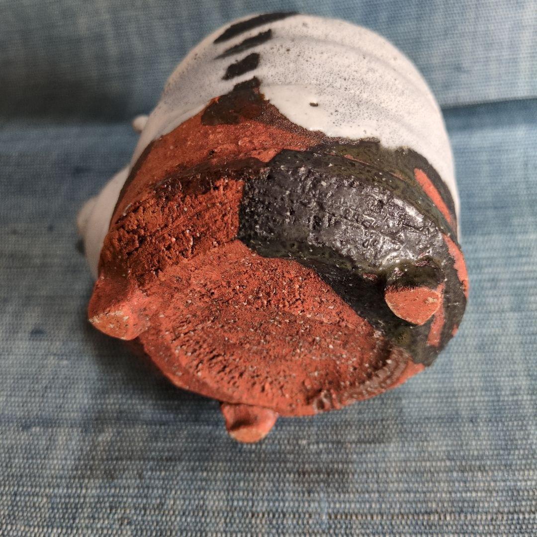 萩焼　羊頭水差し