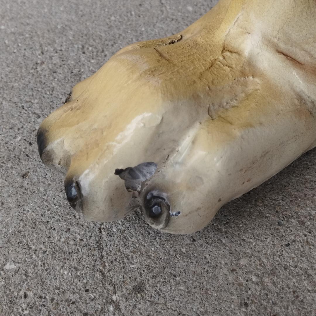 コリー 特大 置物 オブジェ インテリア ガーデン 犬の置物