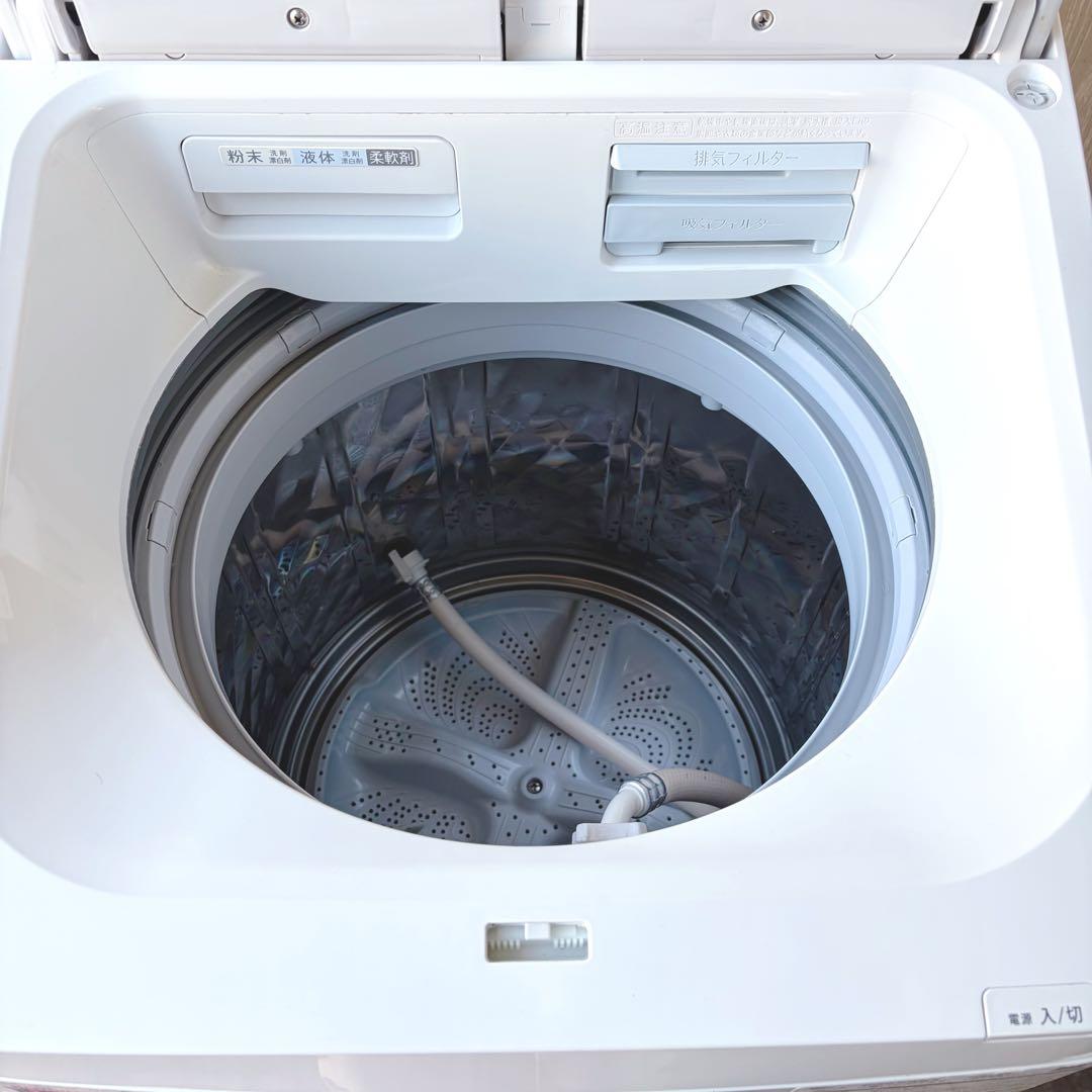 103運搬取付無料！ブラウン純正SHARPスタイリッシュ洗濯機！完動品超美品！