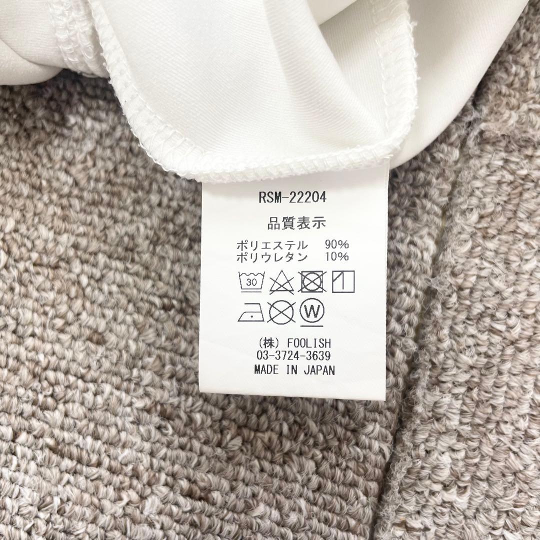 美品　ラフアンドスウェル　スウェット　プルオーバー　トレーナー　ホワイト　M