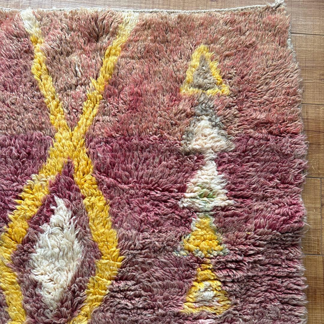 ヴィンテージ　モロッコ　ラグ