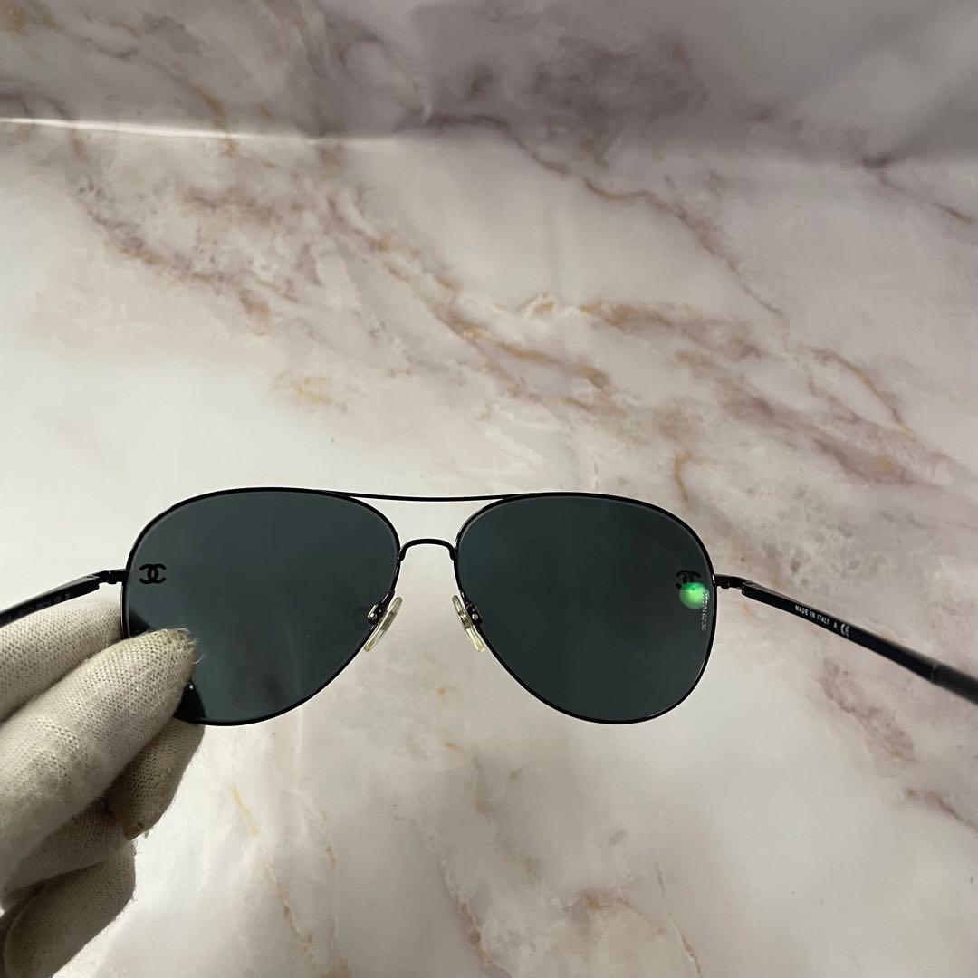 CHANEL シャネル ティアドロップ Y2K モード サングラス ケース付き