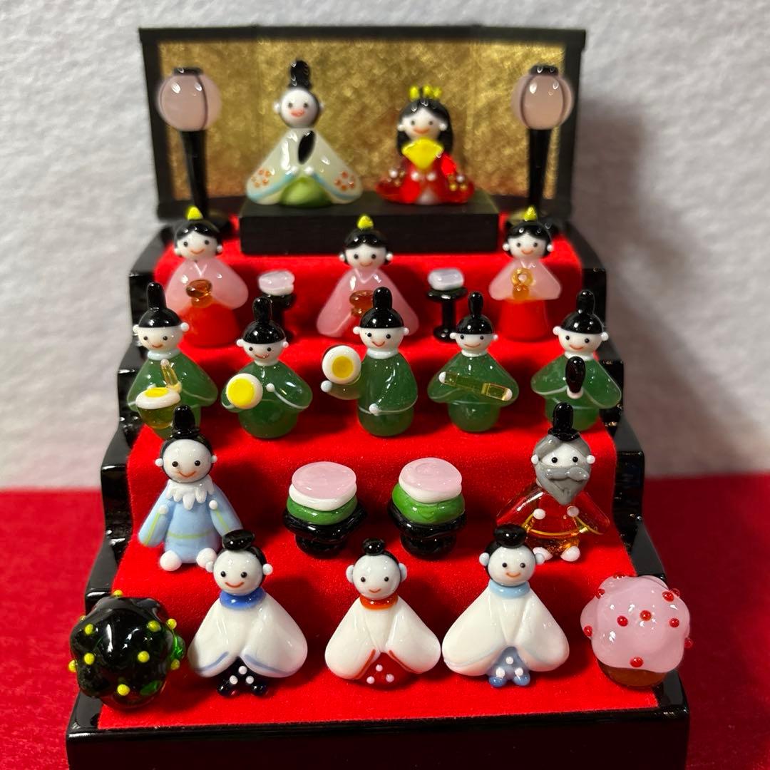 mishi38　お雛様五段飾りセット　ミニチュア