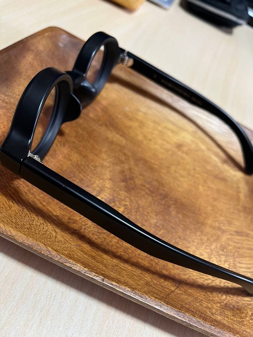 【新品完売品】JINS BE BOLD　マットブラック　極太　ラウンド