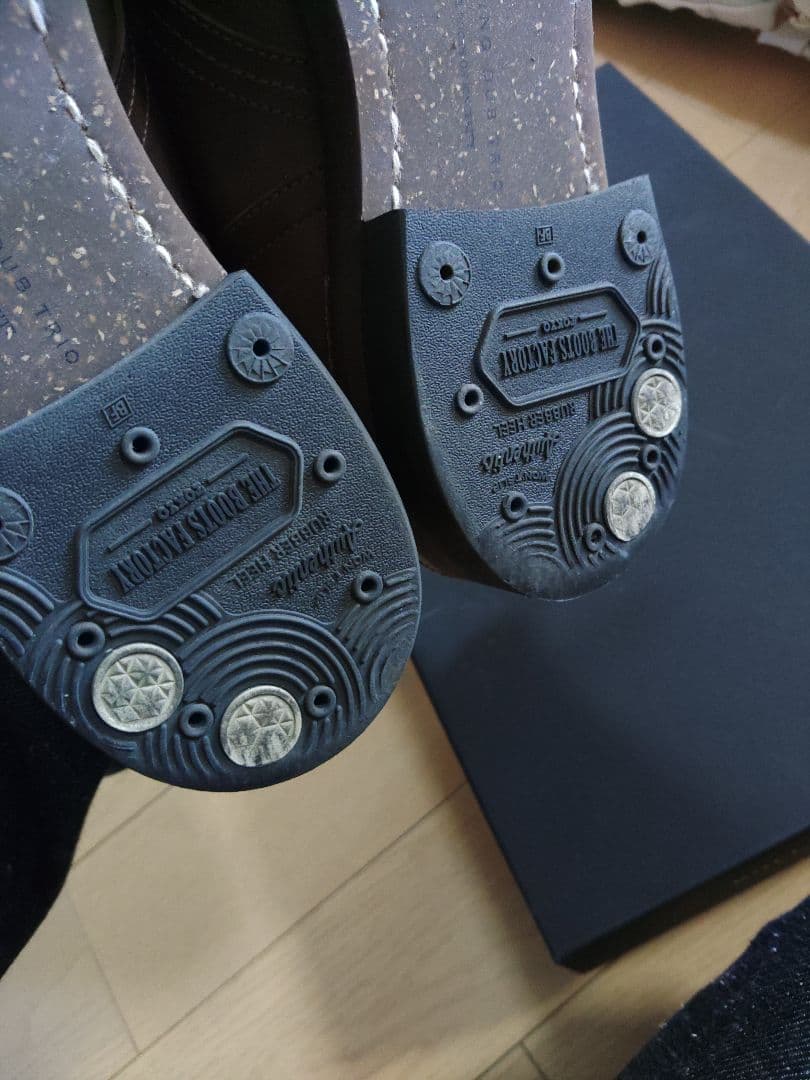 美品US7.5 ローリングダブトリオ　コペン　ブラウン　ホース　COUPEN