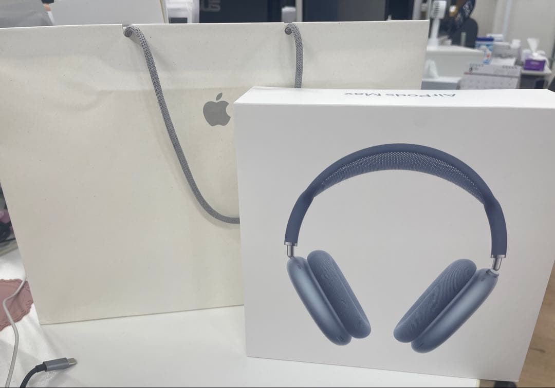 ※SGA様購入専用 Apple AirPods Maxブルー新品、パッケージ付き