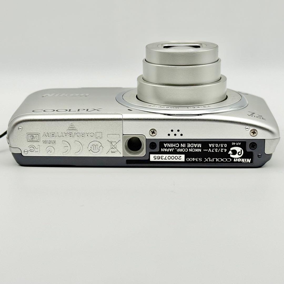 【付属品完品】Nikon COOLPIX S3400 コンデジ デジカメ 動作品