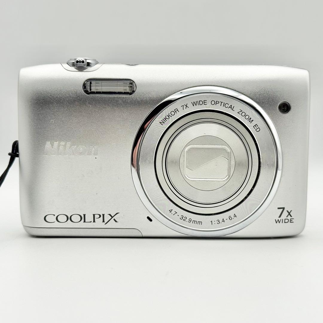 【付属品完品】Nikon COOLPIX S3400 コンデジ デジカメ 動作品