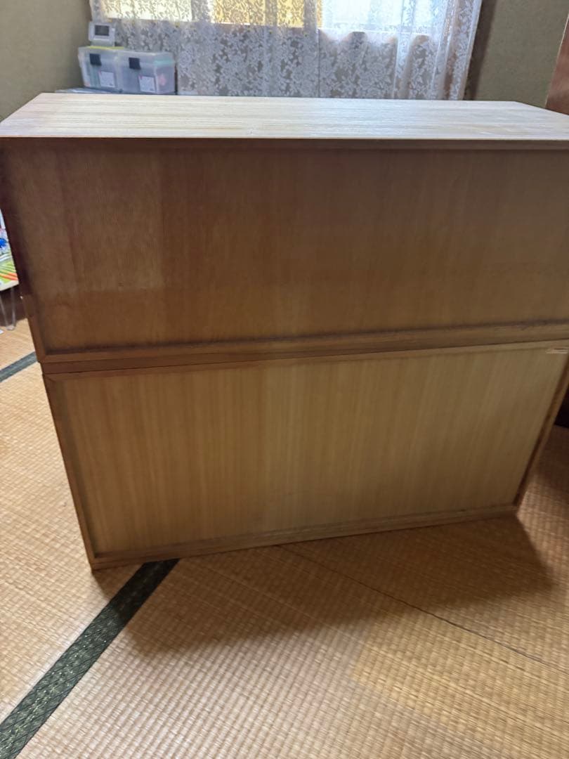 桐タンス 3段 引き戸タイプ 着物用 木製 押入れ タンス 箪笥 引き出し 収納