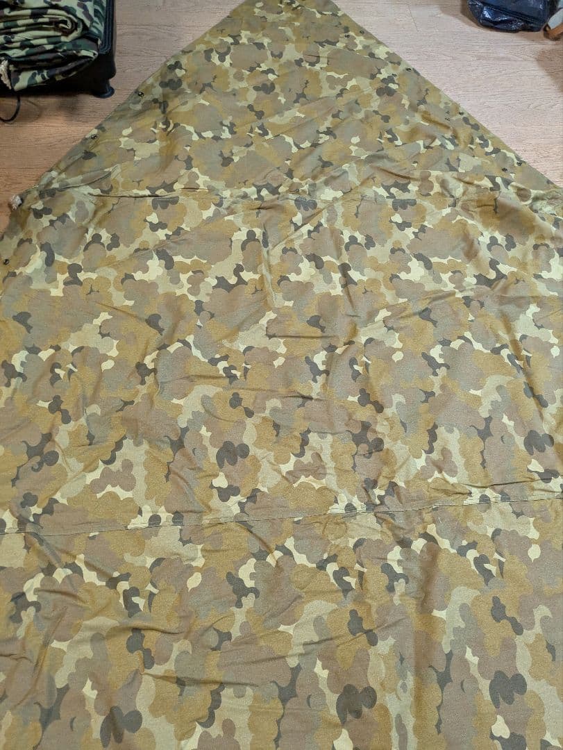 US パップテント　ミッチェルパターン　レプリカ　2枚　美品　軍幕