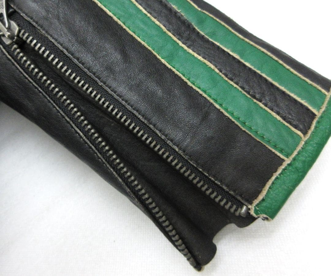 DIESEL ディーゼル ライダースジャケット レザー Ｍ ブラック（107）a