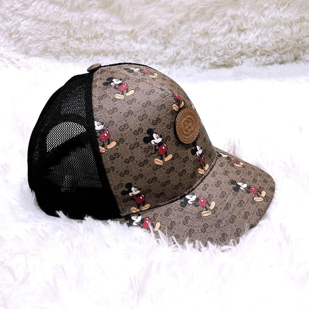 GUCCI グッチ　ミッキーマウスコラボ　GGスプリーム　キャップXL
