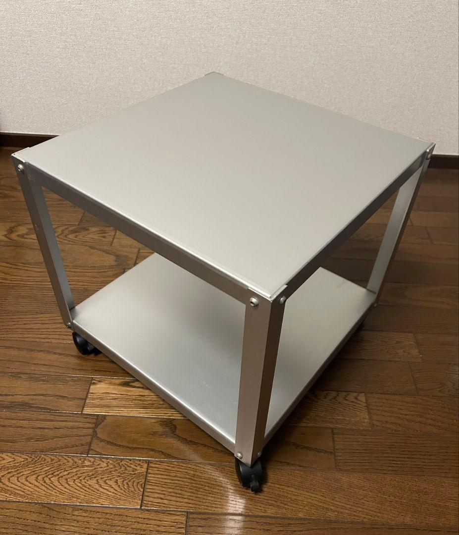 廃盤 希少 無印良品 アルミ ローテーブル サイドテーブル