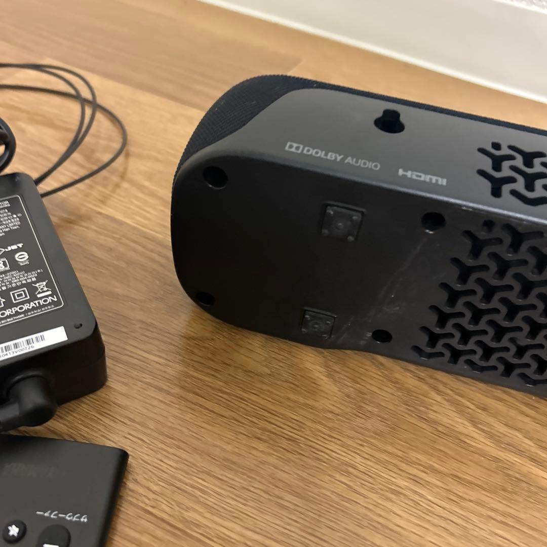 【極美品】2023年製 YAMAHA SR-C20A ヤマハ サウンドバー 黒