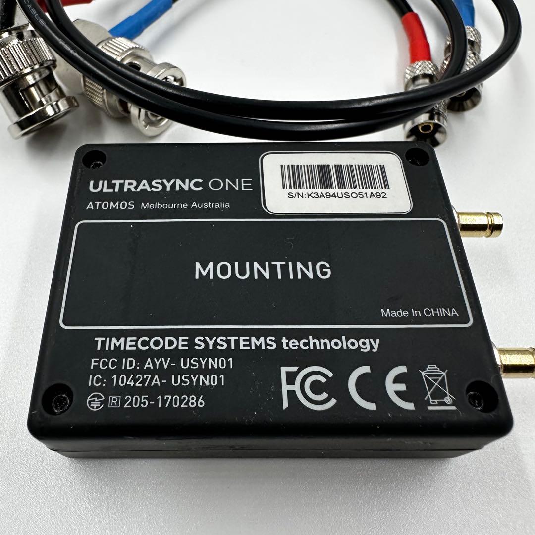 動作品 Atmos Ultra sync one タイムコード 同期 デバイス