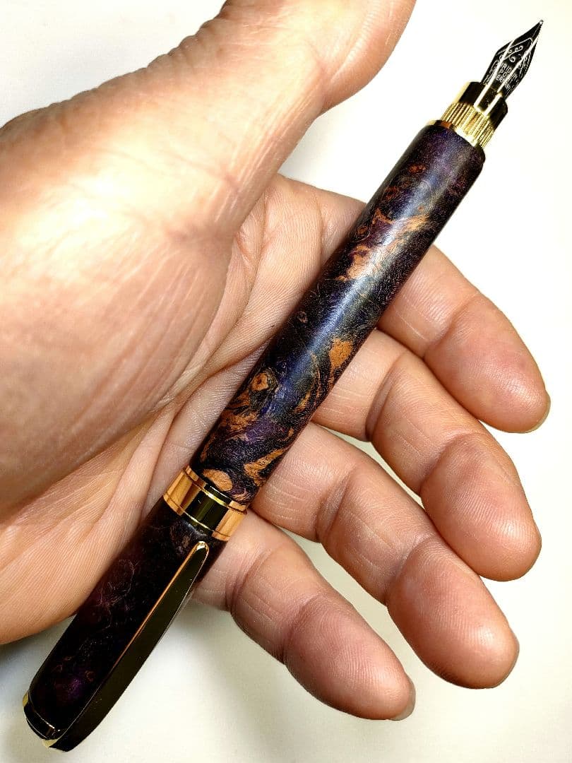 【メープルバールスタビライズドウッド】グラデュエイト万年筆