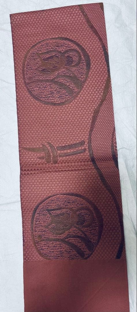 【専用です！もひもひ☆プロフ必読様】 正絹　花柄小紋着物　着物帯帯締め3点セット