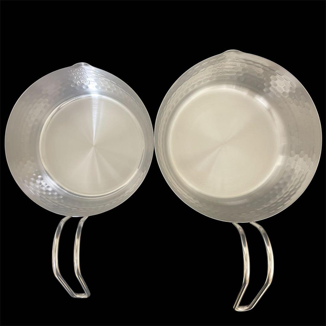 取っ手も便利な雪平鍋　マルチポットタイプ 16cm&18cm 2個セット