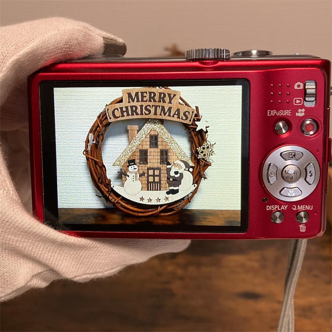 VW【動作確認済】Panasonic LUMIX DMC TZ10　レッド