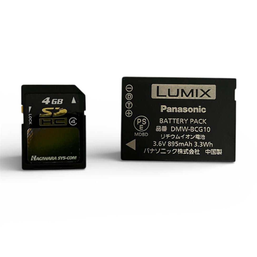 VW【動作確認済】Panasonic LUMIX DMC TZ10　レッド