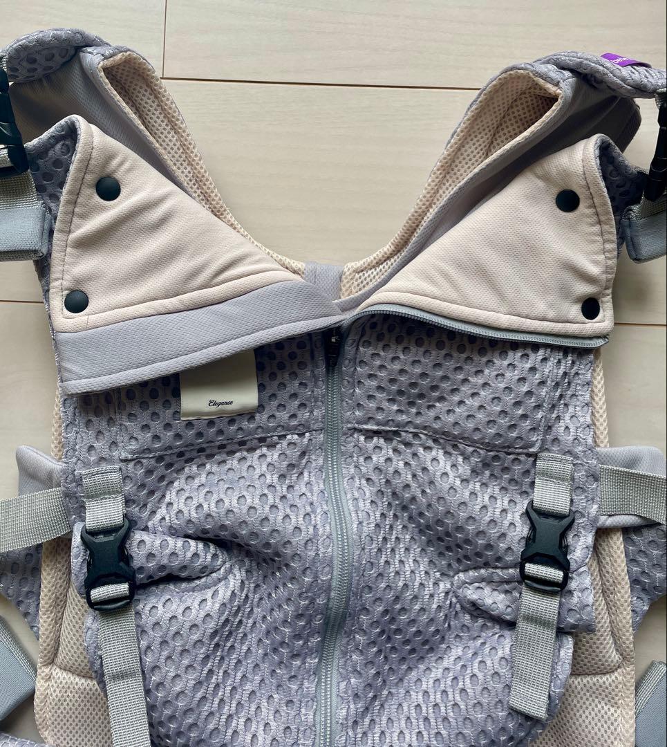 bebeswan ベスト抱っこ紐 シルバーグレー