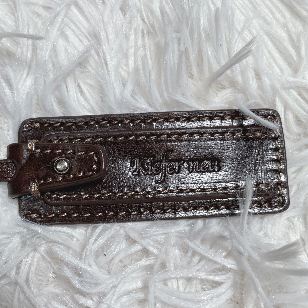 未使用　キーファーノイ　ビジネスバッグ　レザー　ブラウン　キャメル