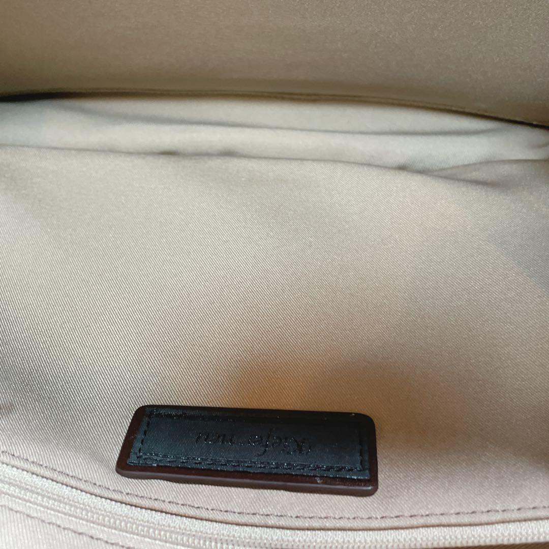 未使用　キーファーノイ　ビジネスバッグ　レザー　ブラウン　キャメル