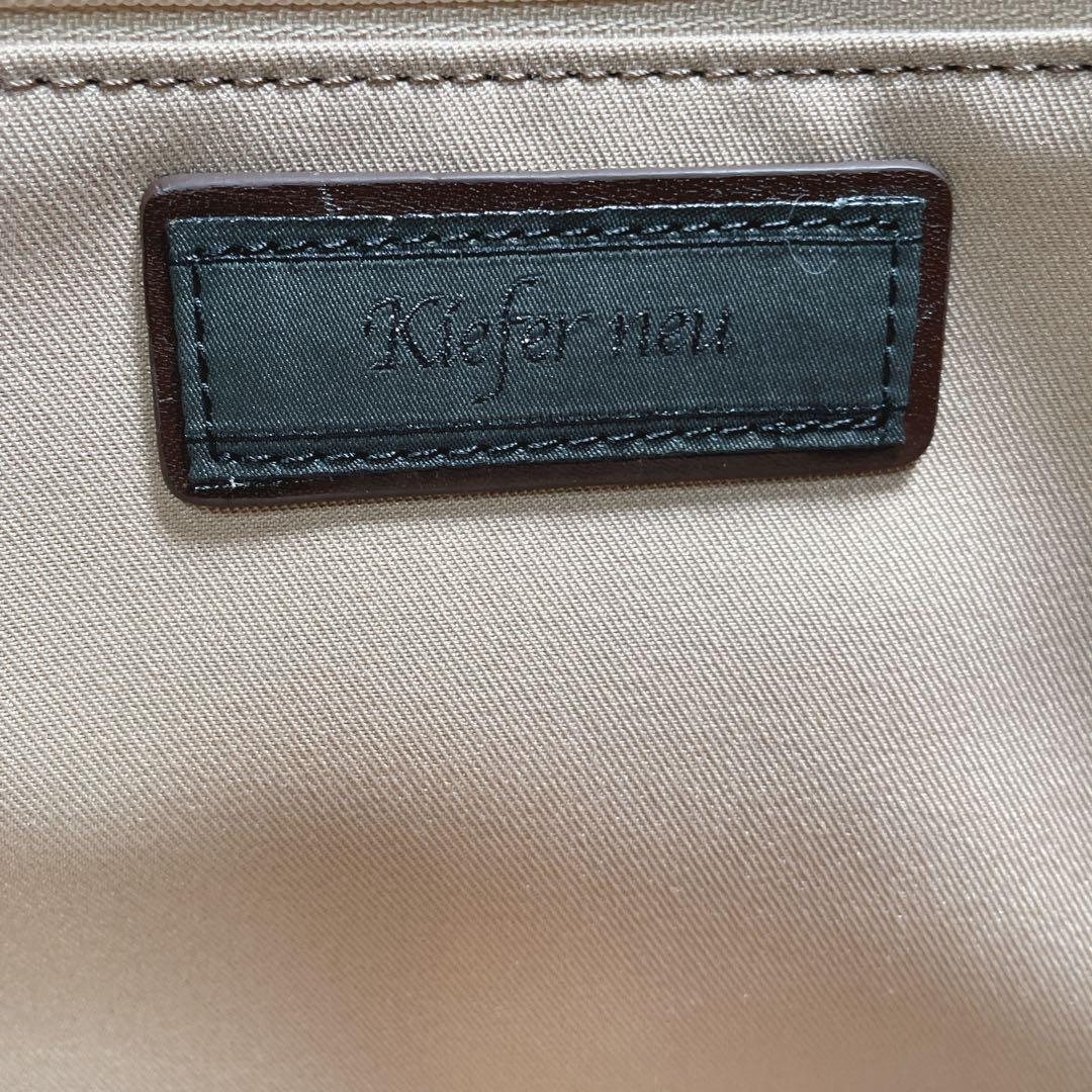 未使用　キーファーノイ　ビジネスバッグ　レザー　ブラウン　キャメル