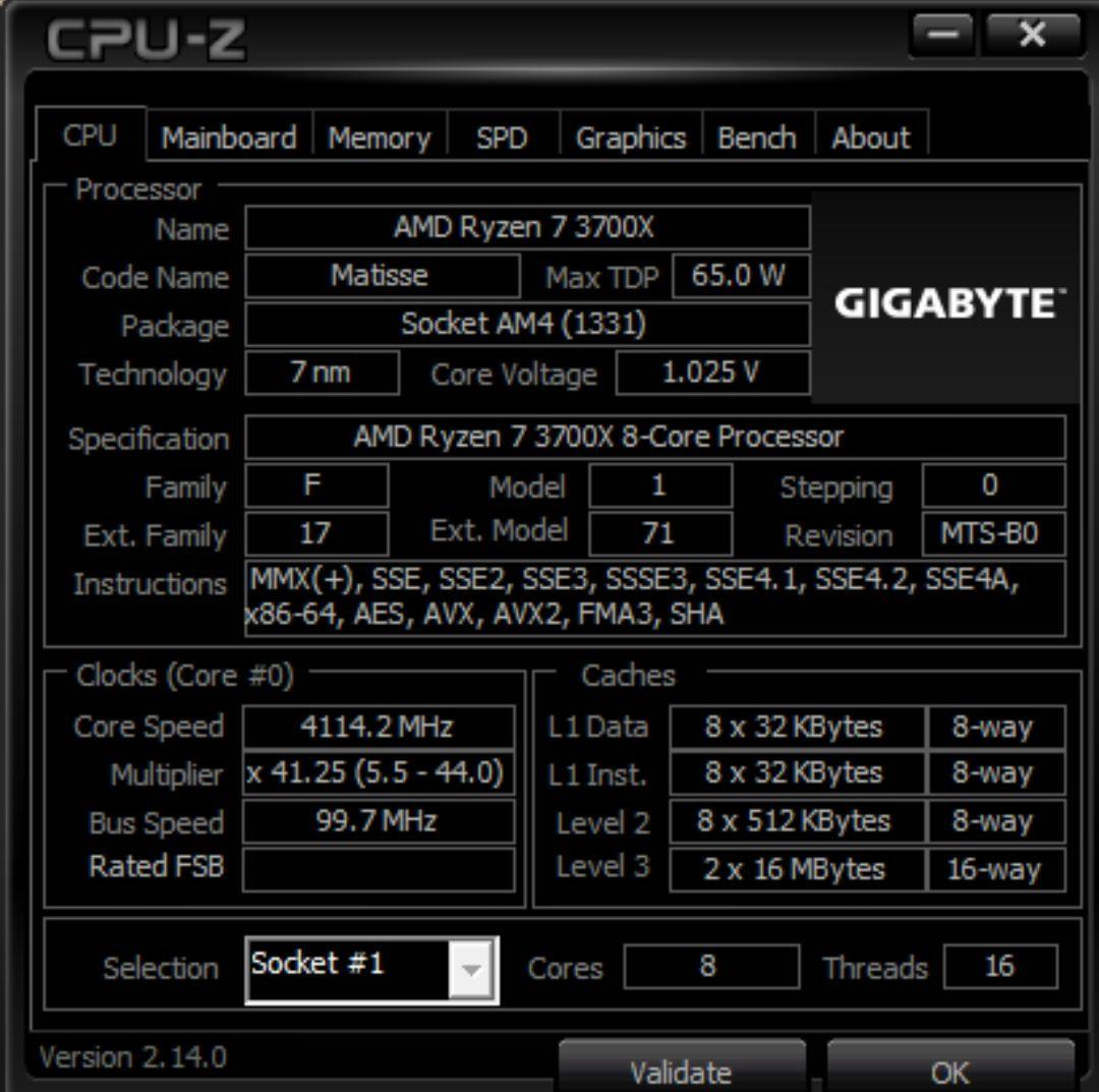 ゲーミングPC Ryzen3700X RTX2070 DDR4 32DB